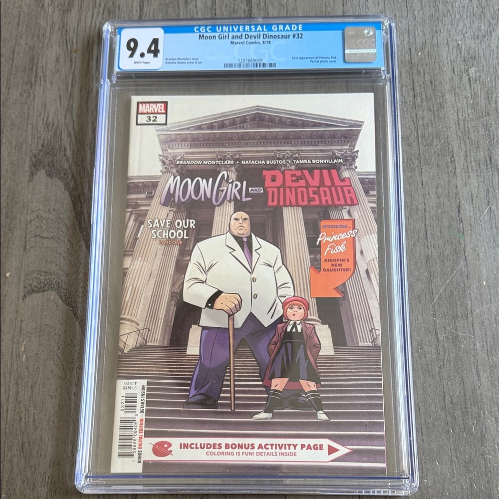 Marvel Moon Girl and Devil Dinosaur #32 - Pink, Purple & Cream Cover